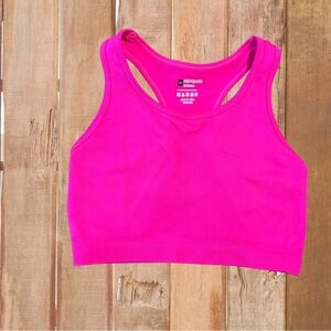 Girls Pink Sports Bra